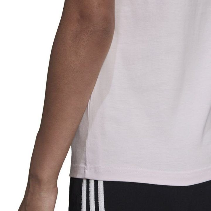 Moteriški medvilniniai marškinėliai adidas Big Logo, rožiniai