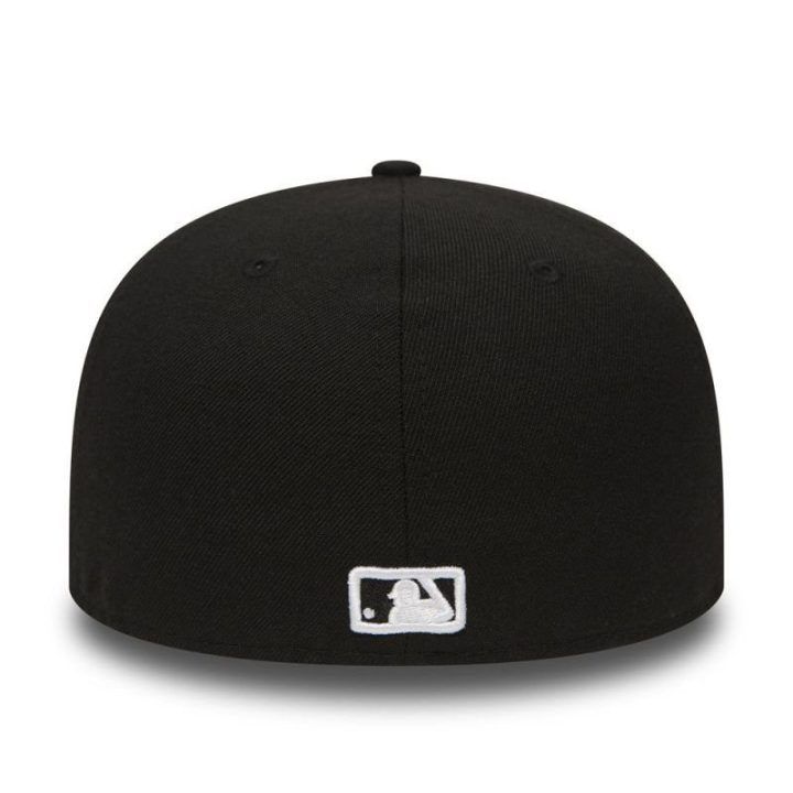 Kepurė su tiesiu snapeliu New Era New York Yankees MLB, juoda
