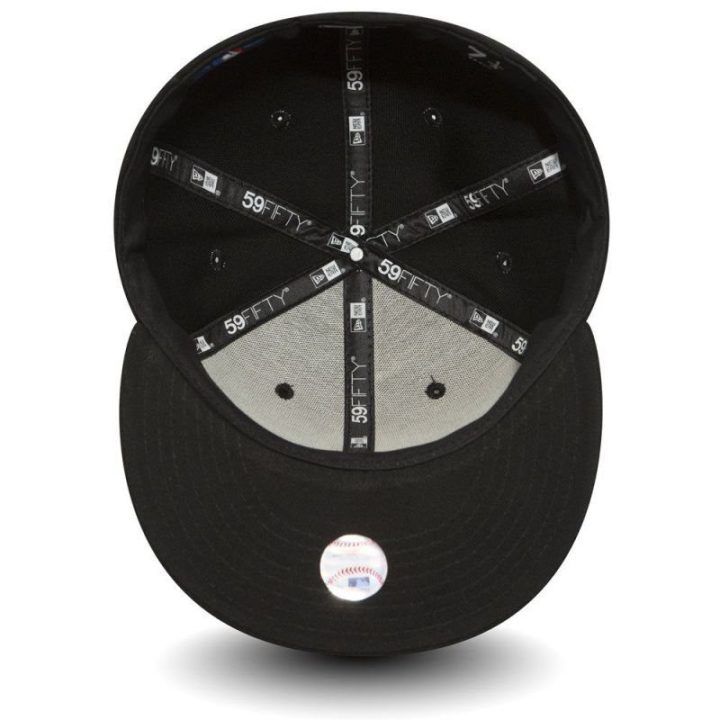 Kepurė su tiesiu snapeliu New Era New York Yankees MLB, juoda