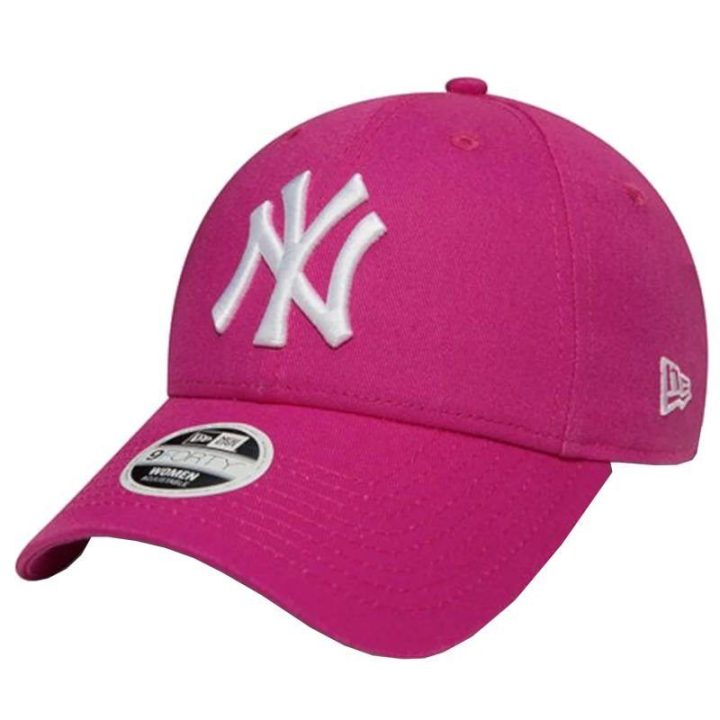 Kepurė su snapeliu New Era 9FORTY New York Yankees, rožinė