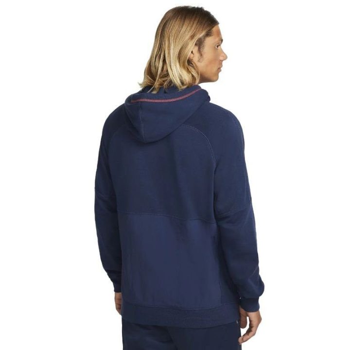 Vyriškas džemperis su gobtuvu Nike FC Fleece, tamsiai mėlynas