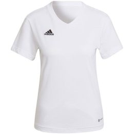 Moteriški medvilniniai marškinėliai adidas Entrada 22, balti