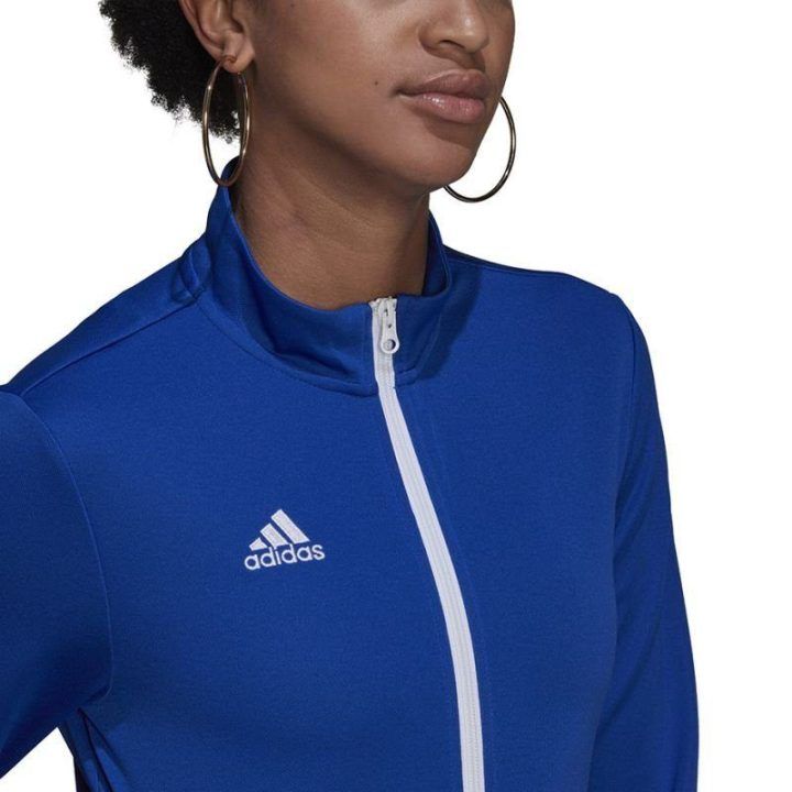 Moteriškas džemperis su 1/4 užtrauktuku adidas Entrada 22, mėlynas
