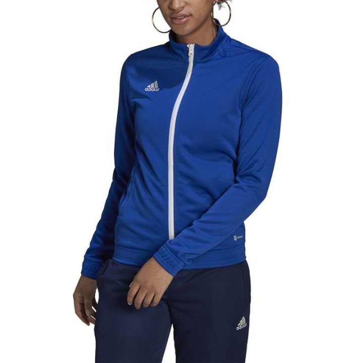 Moteriškas džemperis su 1/4 užtrauktuku adidas Entrada 22, mėlynas