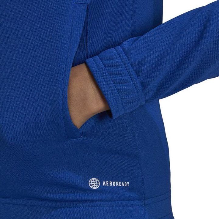 Moteriškas džemperis su 1/4 užtrauktuku adidas Entrada 22, mėlynas