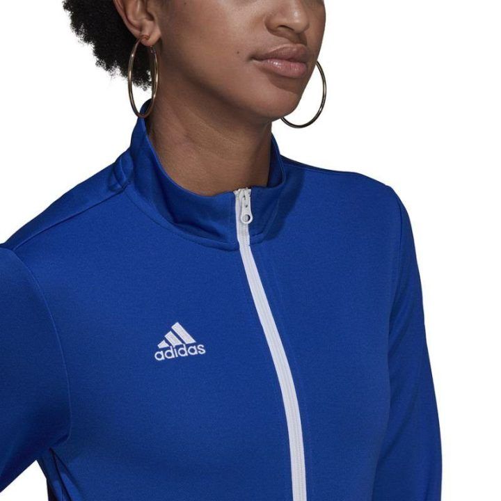 Moteriškas džemperis su 1/4 užtrauktuku adidas Entrada 22, mėlynas
