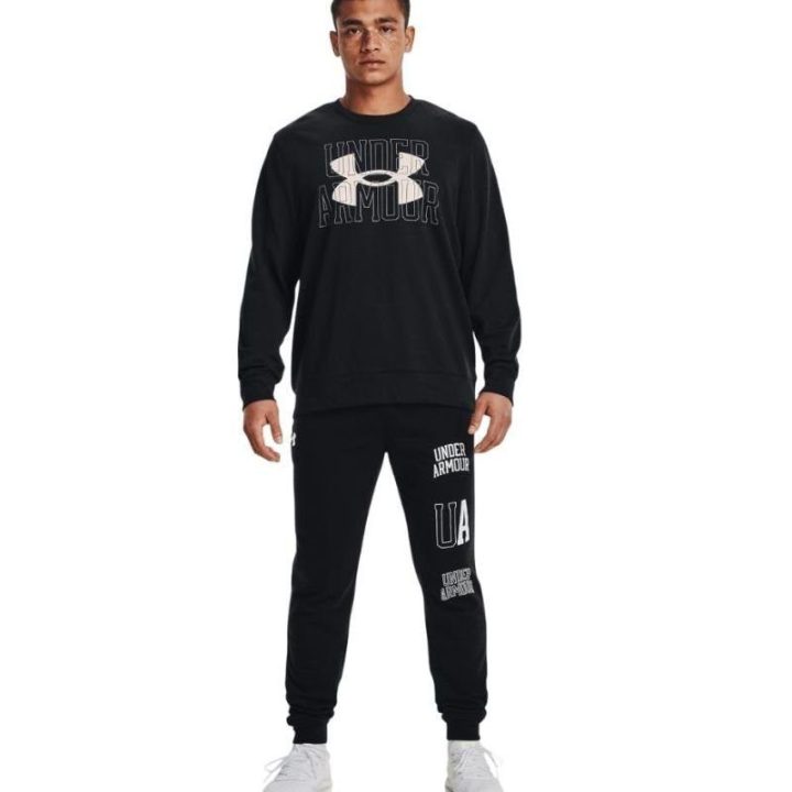 Vyriškas džemperis Under Armour UA Rival Terry Logo Crew, juodas