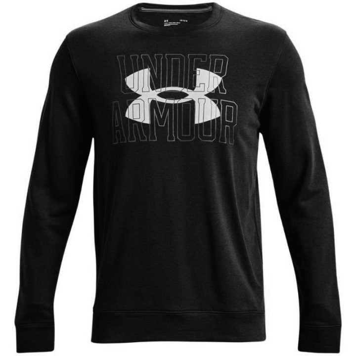 Vyriškas džemperis Under Armour UA Rival Terry Logo Crew, juodas