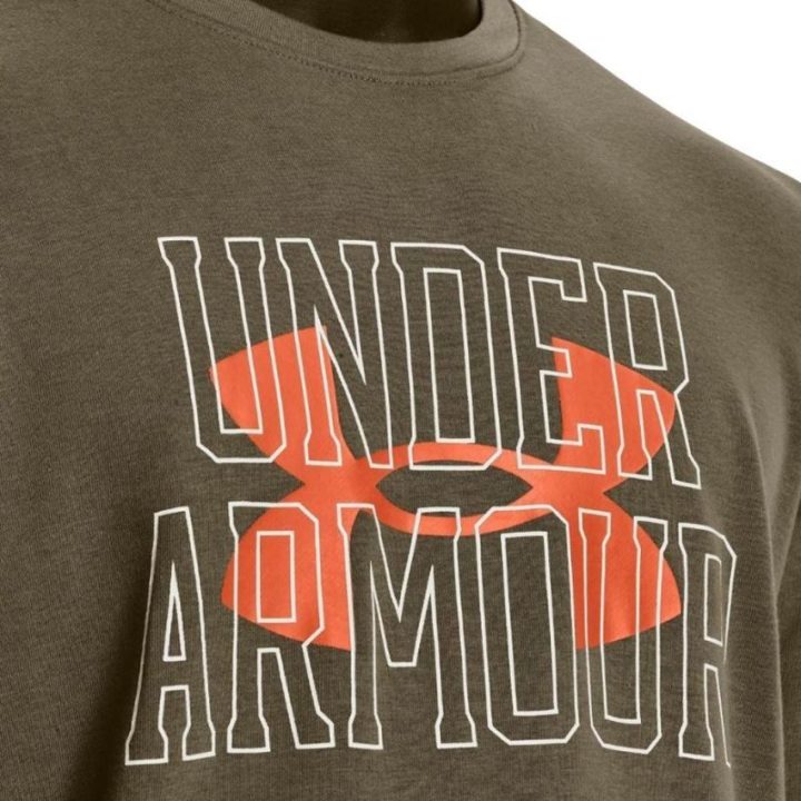 Vyriškas medvilninis džemperis Under Armour Rival Terry, žalias