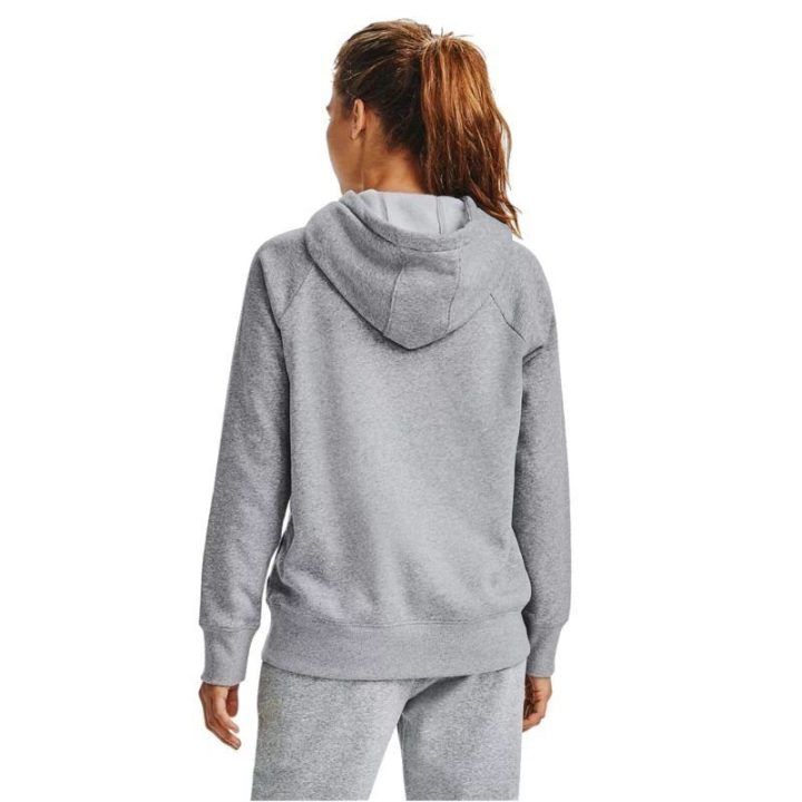 Moteriškas medvilninis džemperis Under Armour Rival Fleece, pilkas