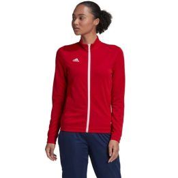 Moteriška sportinė striukė su užtrauktuku adidas Entrada 22, raudona