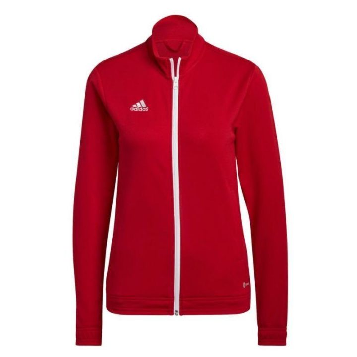 Moteriška sportinė striukė su užtrauktuku adidas Entrada 22, raudona
