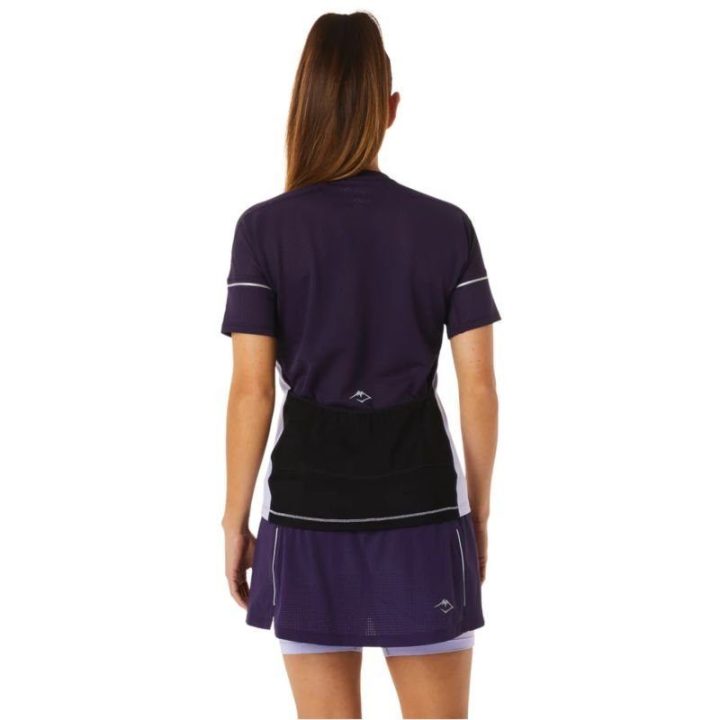 Moteriški bėgimo marškinėliai Asics Fujitrail Top Tee, violetiniai