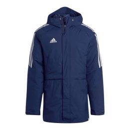 Vyriška parka su gobtuvu adidas Condivo 22 Stadium, tamsiai mėlyna