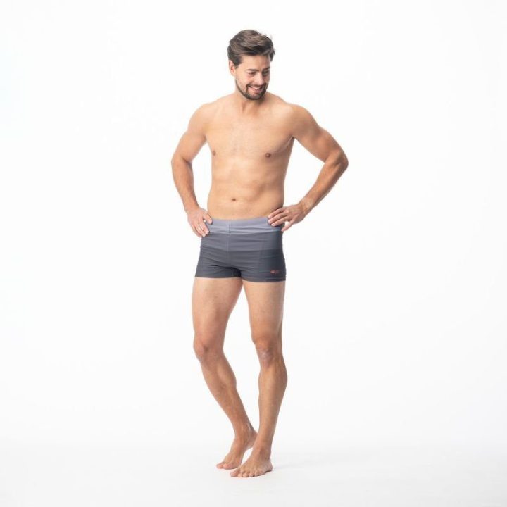 Vyriški prigludę maudymosi šortai Aquawave Stripe, pilki
