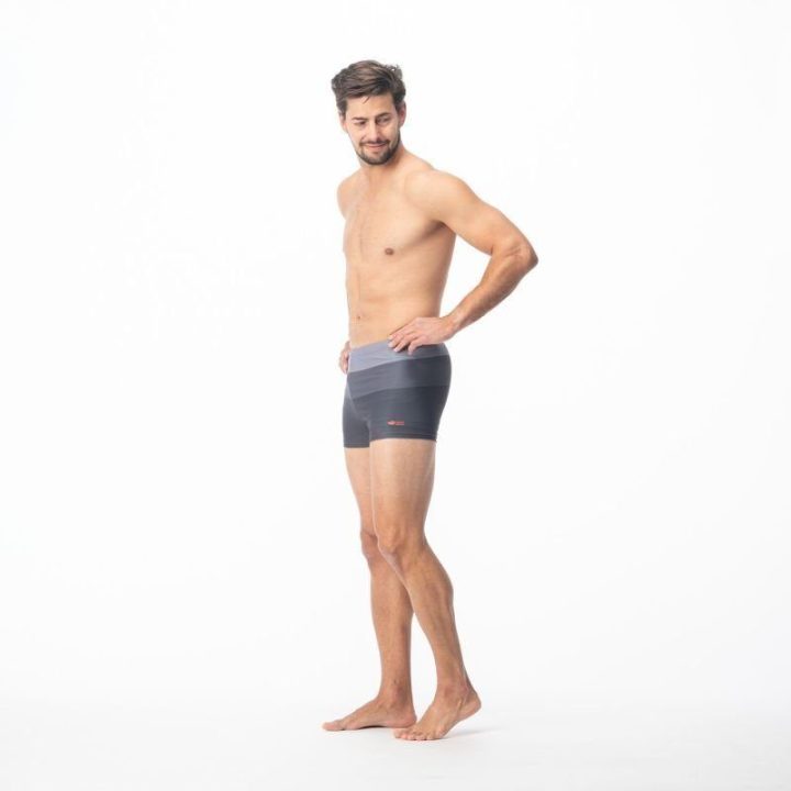Vyriški prigludę maudymosi šortai Aquawave Stripe, pilki