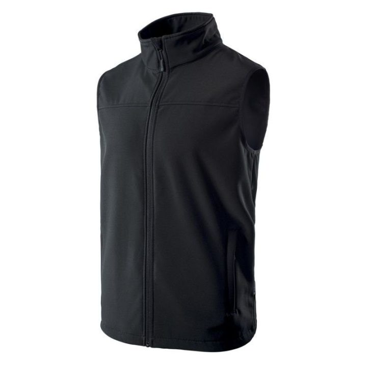 Vyriška softshell liemenė su stačia apykakle Hi-tec, juoda