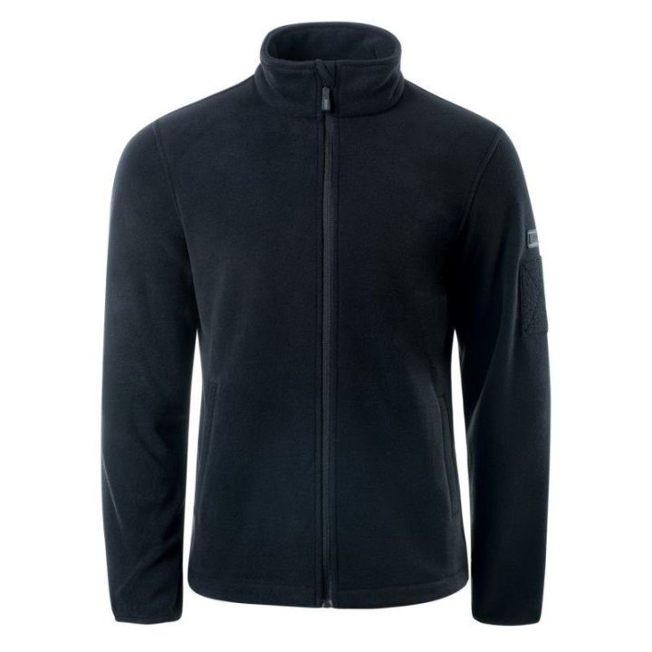 Vyriškas džemperis su užtrauktuku Magnum Essential Fleece, juodas