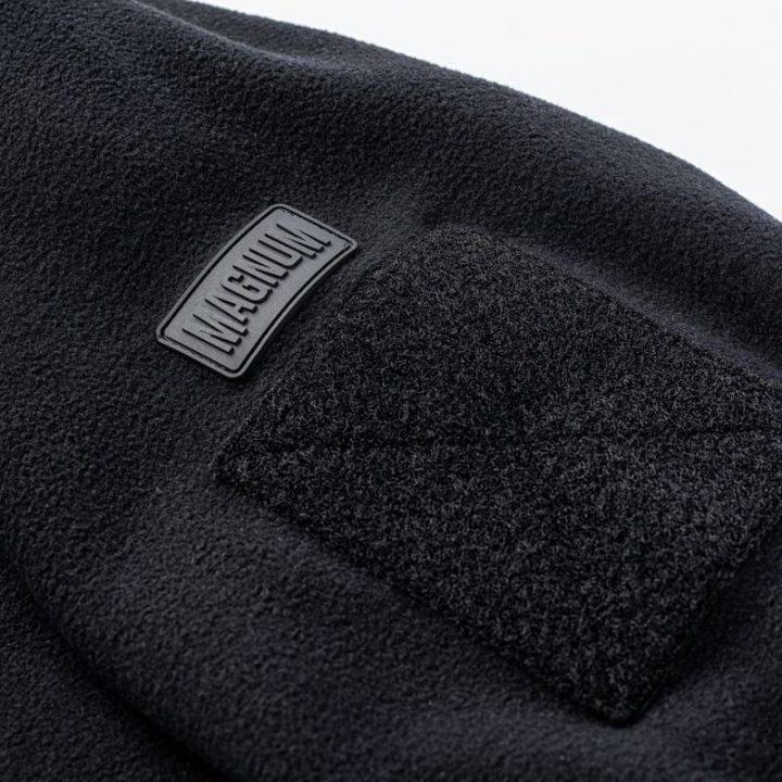 Vyriškas džemperis su užtrauktuku Magnum Essential Fleece, juodas