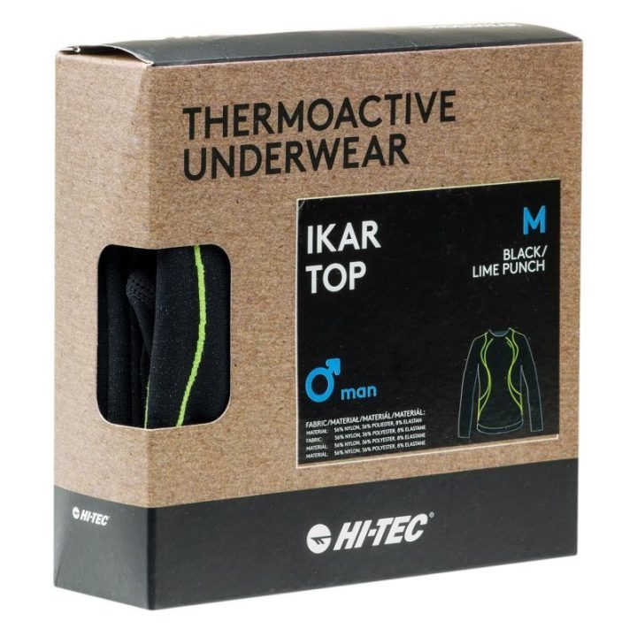 Vyriški termoaktyvūs marškinėliai Hi-Tec Ikar Top, tamsiai mėlyni