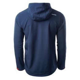 Vyriška striukė su Tecproof membrana HI-TEC Caen, tamsiai mėlyna ir raudona