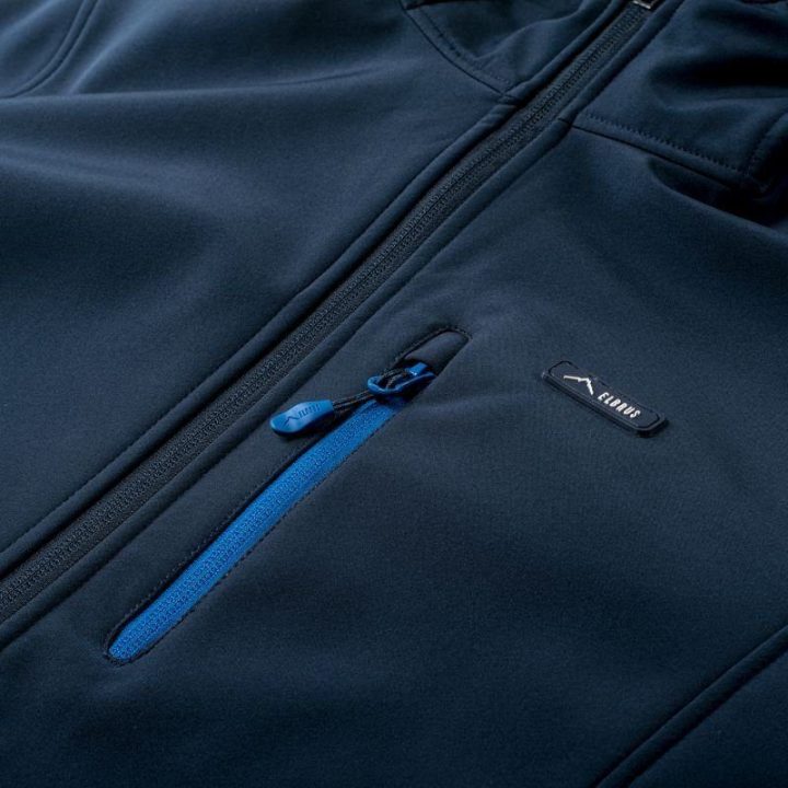 Vyriška softshell striukė Elbrus Iver, tamsiai mėlyna