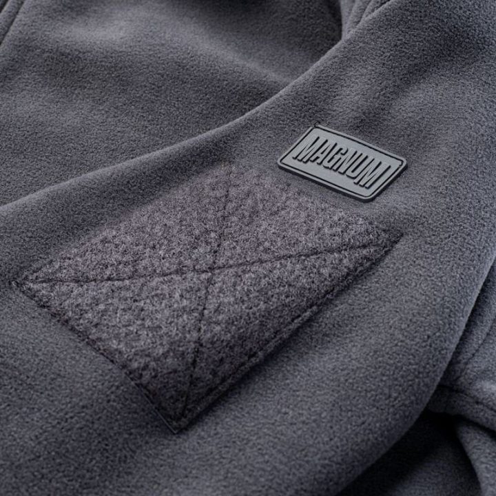 Vyriškas džemperis su aukšta apykakle Magnum Essential Fleece, pilkas