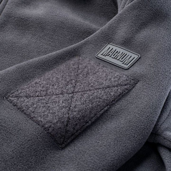 Vyriškas džemperis su aukšta apykakle Magnum Essential Fleece, pilkas