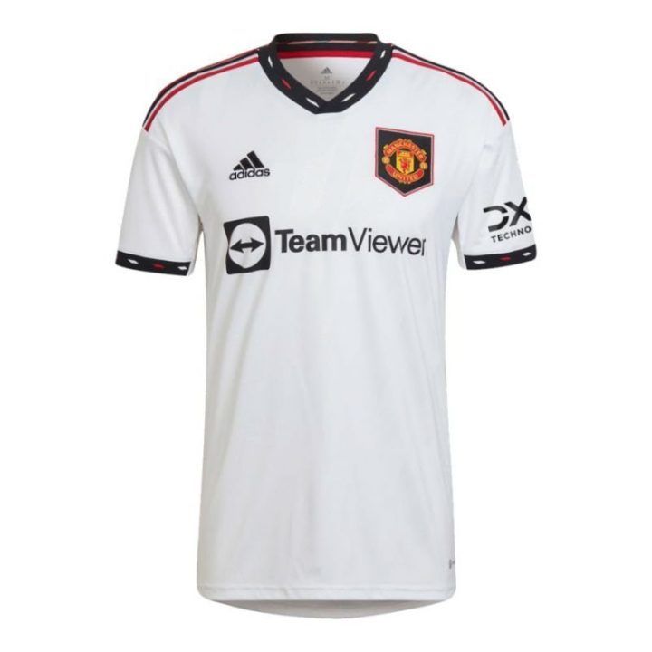 Vyriški futbolo marškinėliai adidas Manchester United Away, balti