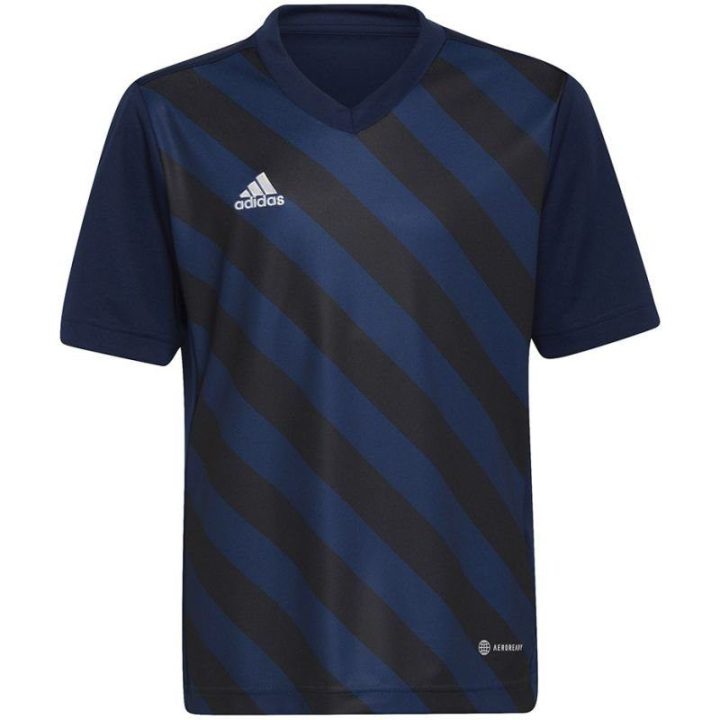 Vaikiški marškinėliai adidas Entrada 22 Graphic, tamsiai mėlyni