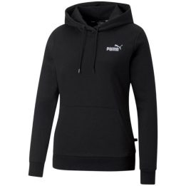 Moteriškas džemperis su gobtuvu Puma ESS+ Embroidery FL, juodas