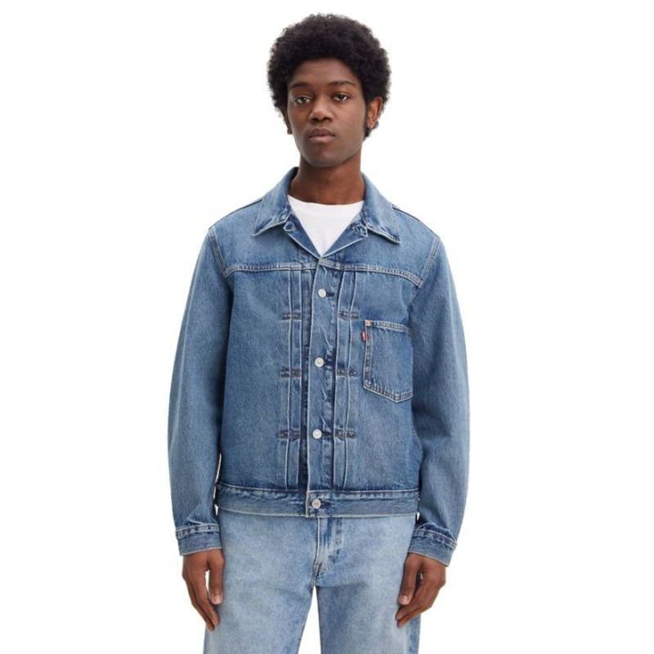 Vyriška medvilninė striukė Levi's Trucker Type I, mėlyna