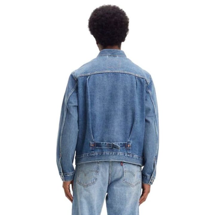 Vyriška medvilninė striukė Levi's Trucker Type I, mėlyna