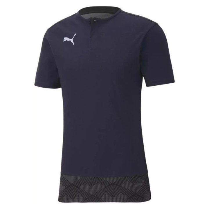 Vyriški polo marškinėliai Puma Teamfinal 21, tamsiai mėlyni