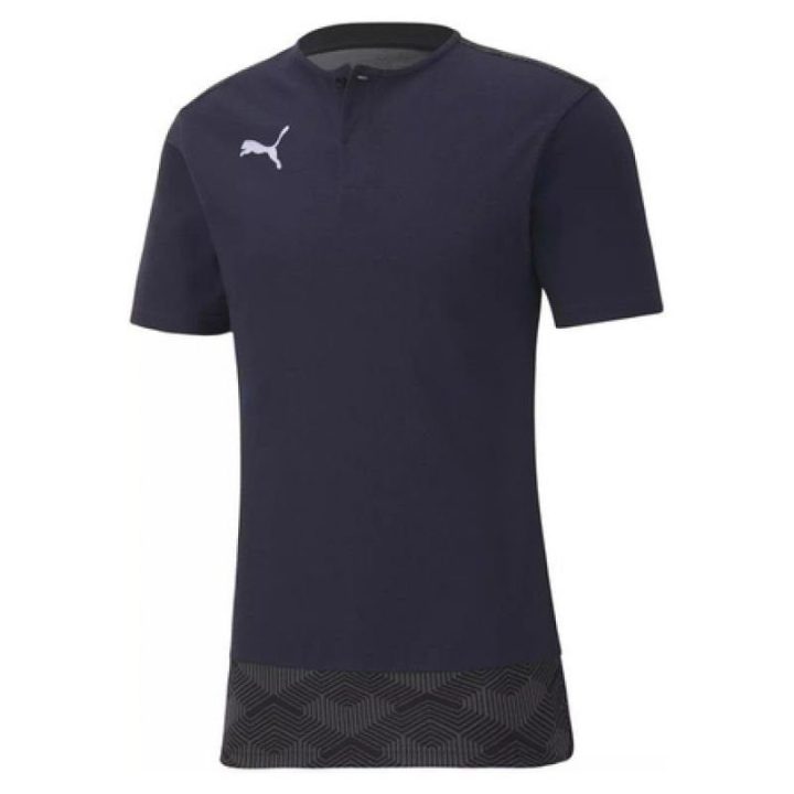 Vyriški polo marškinėliai Puma Teamfinal 21, tamsiai mėlyni