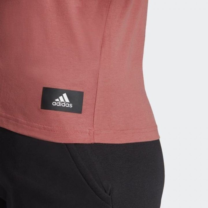 Moteriški medvilniniai marškinėliai adidas Future Icons, raudoni