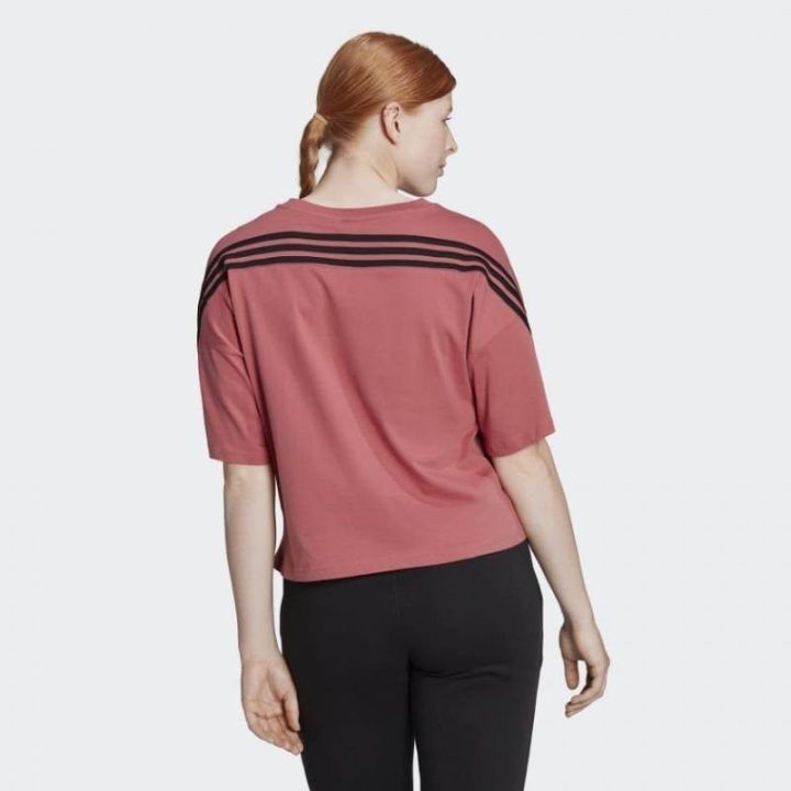 Moteriški medvilniniai marškinėliai adidas Future Icons, raudoni