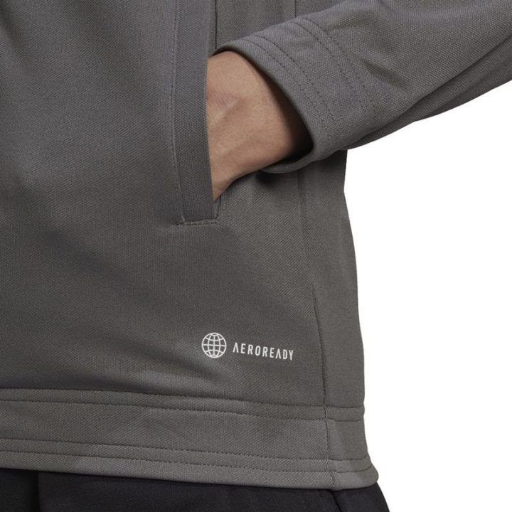 Moteriška striukė su paaukštinta apykakle adidas Entrada 22, pilka