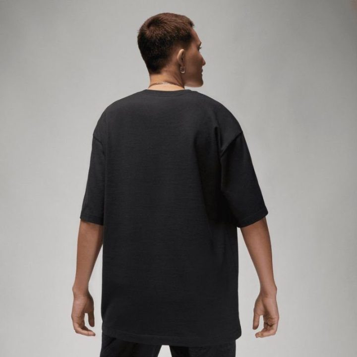 Moteriški laisvo kirpimo marškinėliai Nike Jordan Flight, juodi
