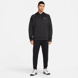 Vyriškas laisvo kirpimo džemperis Nike Therma-FIT, juodas