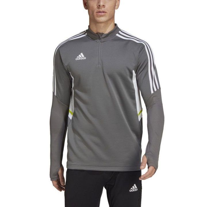 Vyriškas džemperis adidas Condivo 22 Training, pilkas ir baltas
