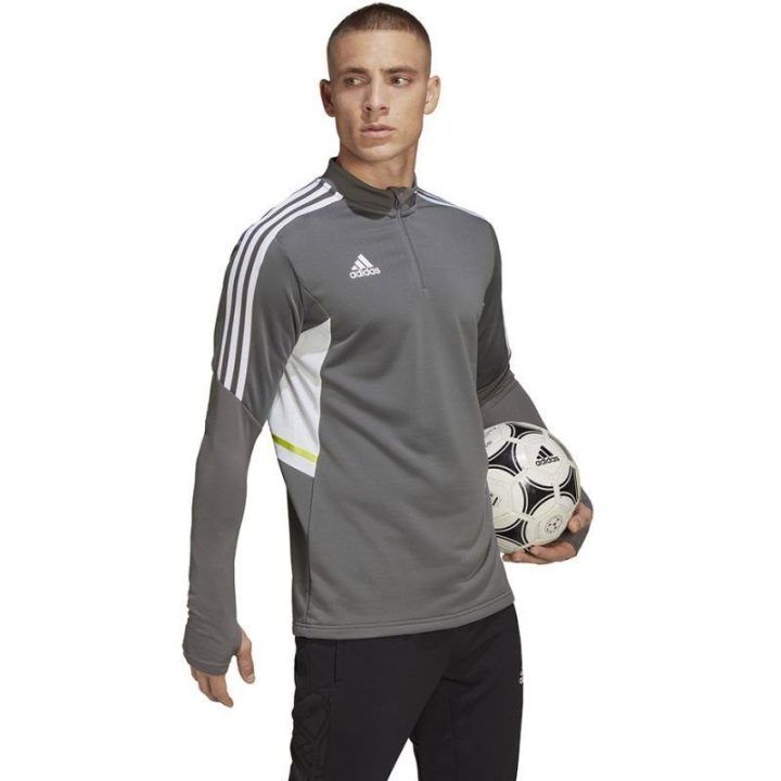 Vyriškas džemperis adidas Condivo 22 Training, pilkas ir baltas
