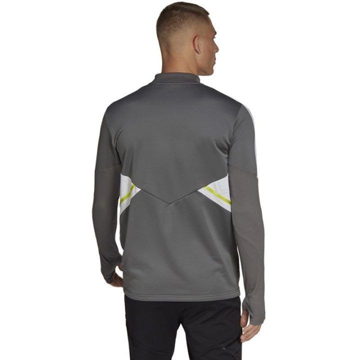 Vyriškas džemperis adidas Condivo 22 Training, pilkas ir baltas