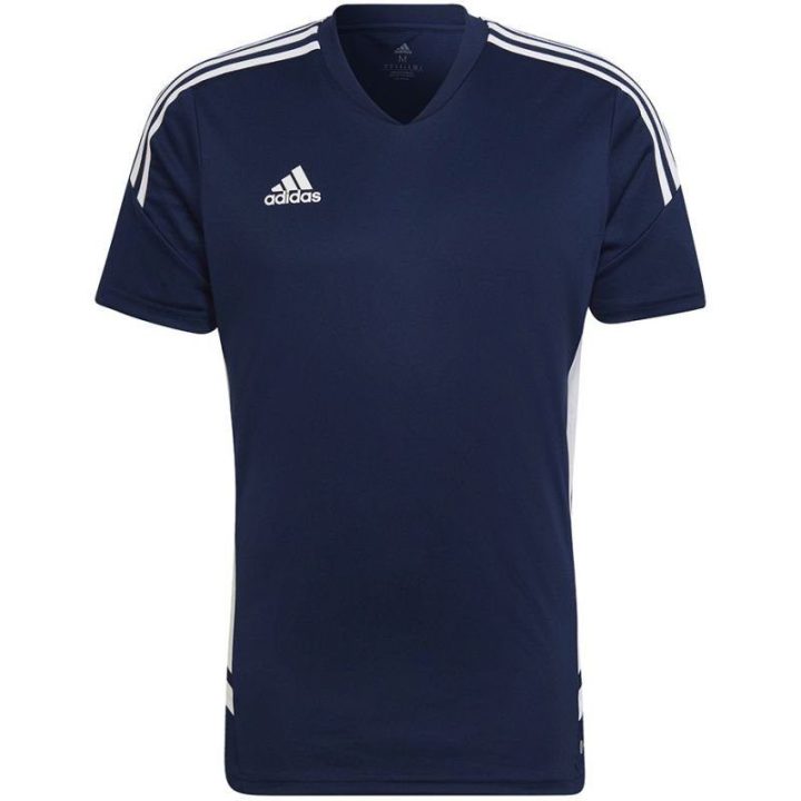 Vyriški marškinėliai adidas Condivo 22, tamsiai mėlyni ir balti