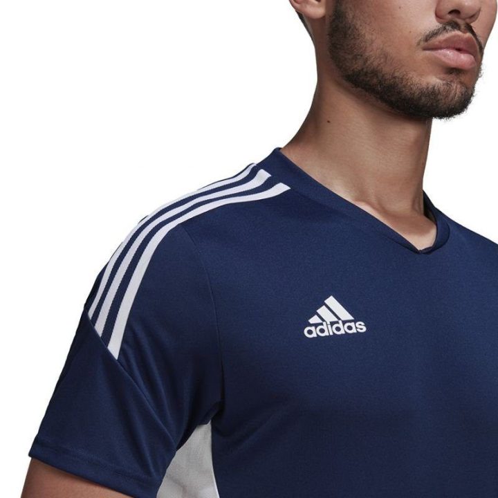 Vyriški marškinėliai adidas Condivo 22, tamsiai mėlyni ir balti