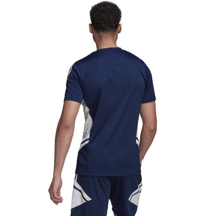 Vyriški marškinėliai adidas Condivo 22, tamsiai mėlyni ir balti