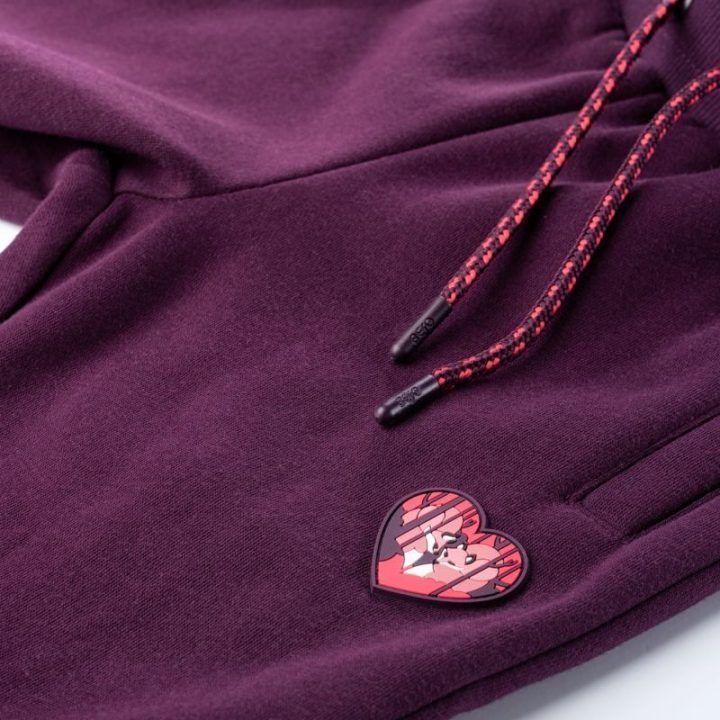 Sportinės kelnės mergaitėms Bejo Tigos, violetinės