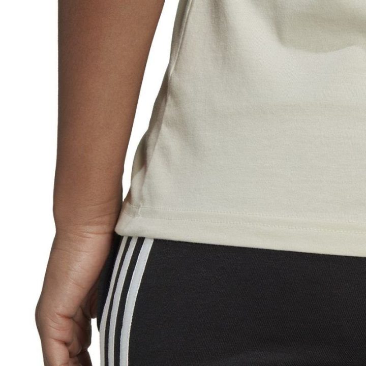 Moteriški medvilniniai marškinėliai adidas Big Logo, smėlio