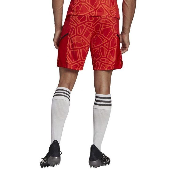 Vyriški vartininko šortai adidas Condivo 22, raudoni
