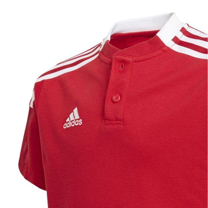 Vaikiški polo marškinėliai adidas Tiro 21, raudoni